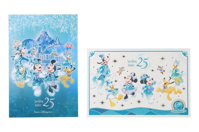 ポストカードセット 700円｜「東京ディズニーシー25周年“スパークリング・ジュビリー”」スペシャルグッズ｜販売店舗：東京ディズニーシー「エンポーリオ」｜発売日：2026年4月8日（水）