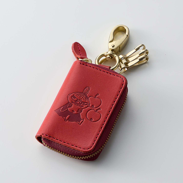 【ベルメゾン　リトルミイ人気アイテム】栃木レザー製本革スマートキーケース「ムーミン」5,490円（税込）