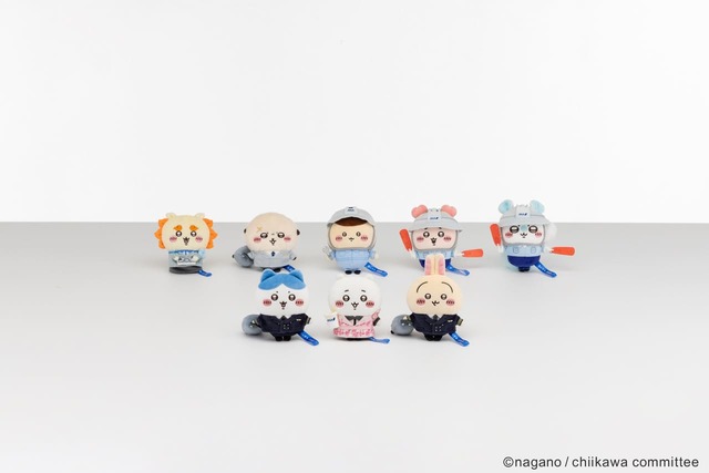 【ちいかわ×ANA】<ちいかわ×ANA>マスコット 各2,100円(税別)/全8種(ちいかわ、ハチワレ、うさぎ、モモンガ、くりまんじゅう、ラッコ、シーサー、古本屋)