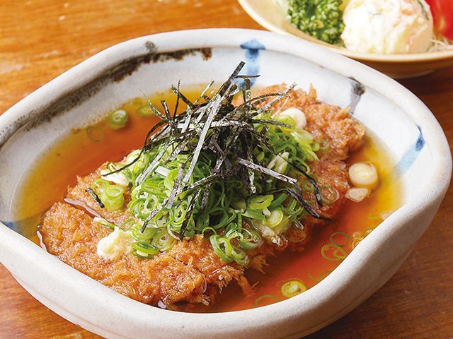 関西とんかつの名店8／とんかつのますいや（今福鶴見）　揚げ出しトンカツ 1400円