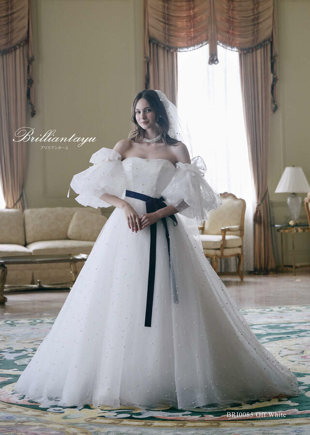 クラウディア|「Brilliantayu (ブリリアンターユ)」新作ウェディングドレス|BRI-0085_OffWhite