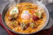 牛チゲ（半玉うどん入り）