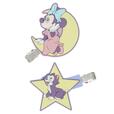 ヘアクリップセット 1,500円|東京ディズニーリゾート ミニーマウスのリラックスタイムグッズ|販売店舗:東京ディズニーランド「ホームストア」、東京ディズニーシー「ヴィラ・ドナルド・ホームショップ」|発売日:2026年6月25日(木)