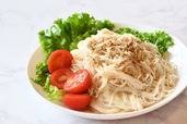 【ごま香るサラダそうめん】冷やし中華風のさっぱりとした味わい!