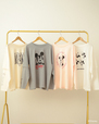 レイヤードプリントロングTシャツ ￥4,990｜Green Parks ディズニーコレクション「ミッキー＆フレンズ」