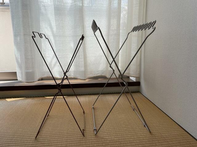 【ダイソー ワイヤーダストラック＆ニトリ デコホーム 分別ゴミ袋スタンド】2つ遣いも便利でおすすめ