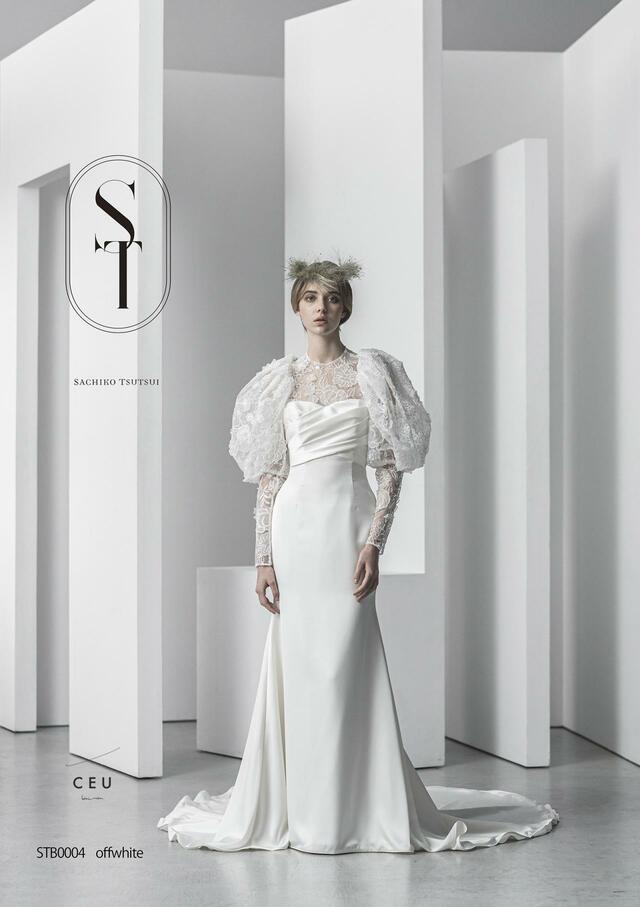 「ST」新作ウェディングドレス　STB0004_Offwhite