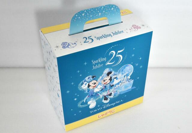 ポテトスナック      4個セット 紙箱 ミッキーマウスと仲間たち 東京ディズニーシー25周年 スパークリング・ジュビリー
