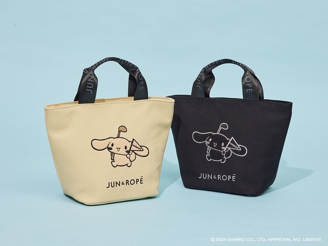 【JUN＆ROPÉ×シナモロール】「シナモロールカートバッグ」￥12,100