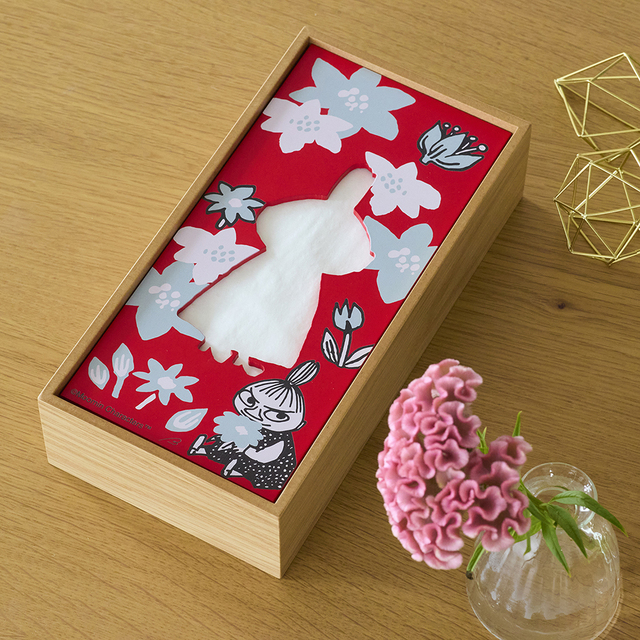 【ベルメゾン　リトルミイ人気アイテム】シルエット切り抜きティッシュケース「ムーミン」3,990円（税込）