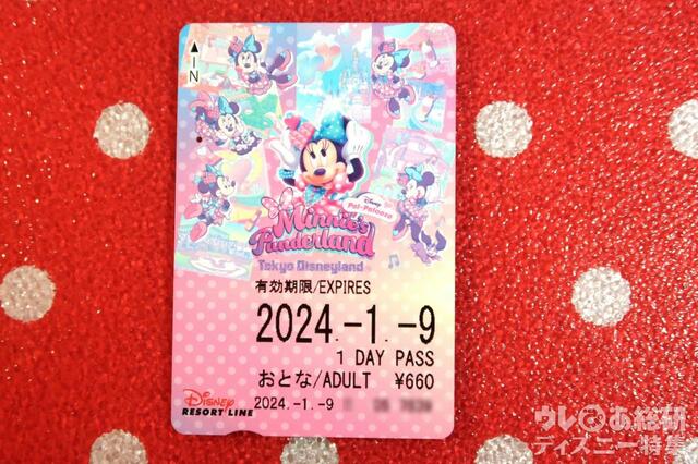 「ディズニー・パルパルーザ“ミニーのファンダーランド”」デザインのフリーきっぷ