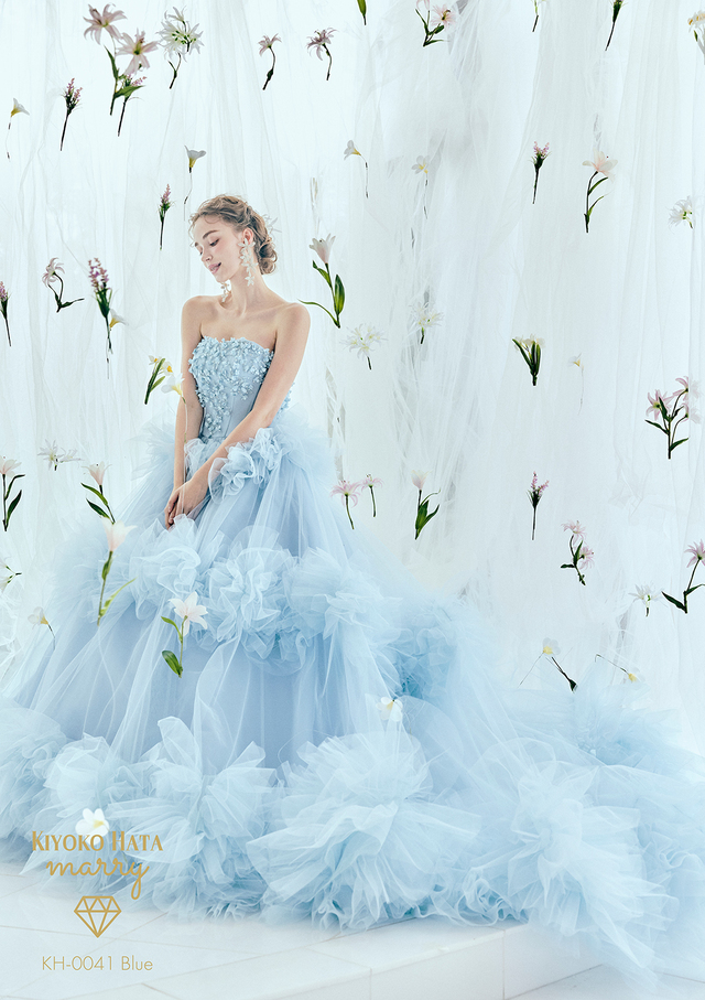 KIYOKO HATA（キヨコハタ）×marry（マリー）新作ウェディングドレス　KH-0041_Blue
