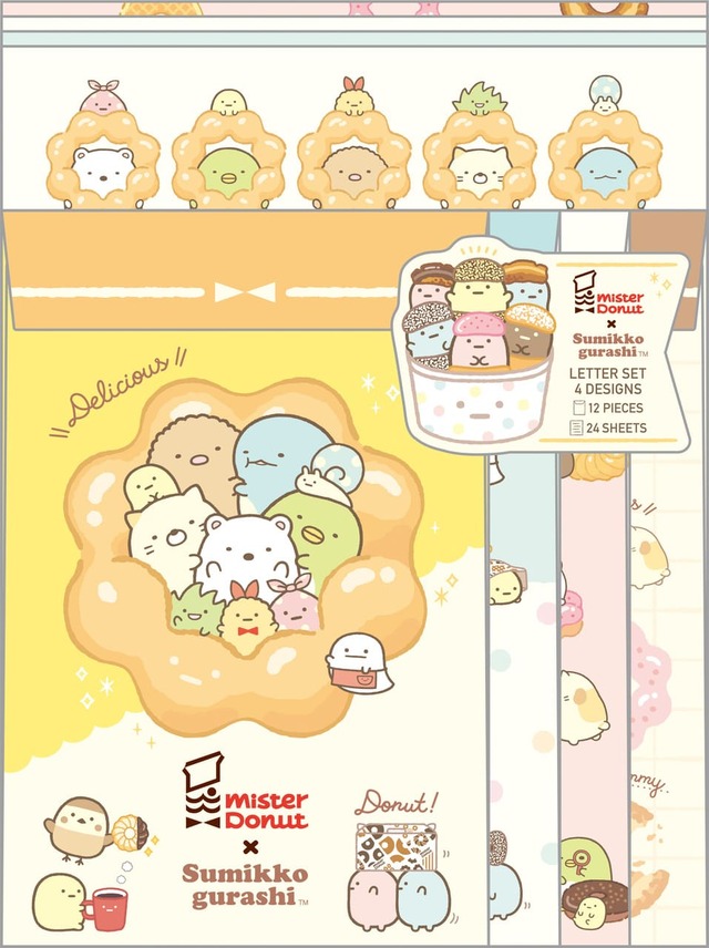 【ミスタードーナツ×すみっコぐらし】「レターセット」
