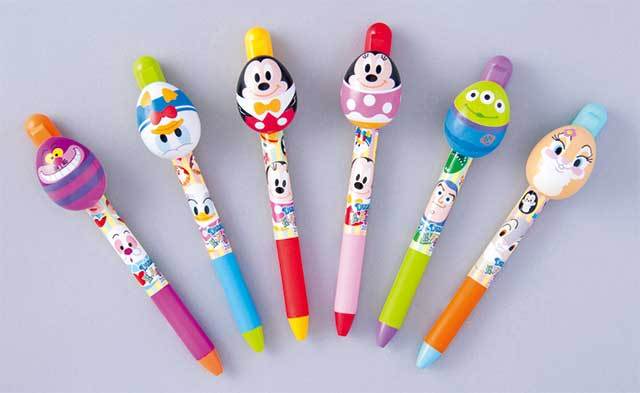 東京ディズニーシー　【エンポーリオ】ボールペンセット　2300円　色々なキャラクターのペンがセットに（2015.4/1～）。©Disney