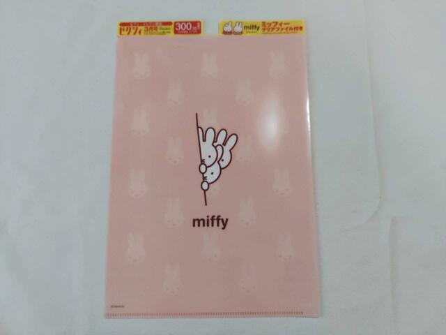 ミッフィーファイルの裏面デザイン
