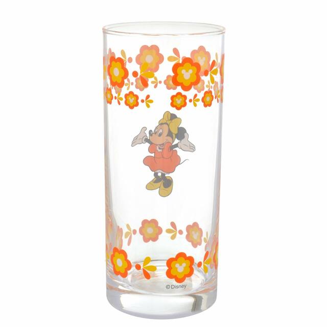 ミニー グラス ロング DISNEY レトロ喫茶 1,980円