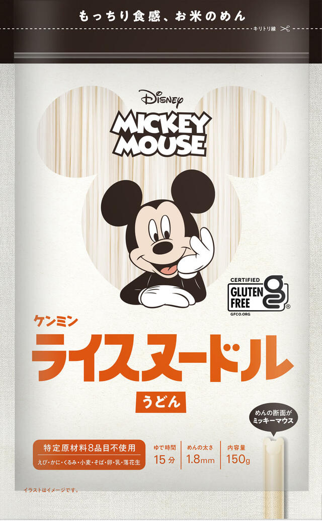ミッキーマウス/ライスヌードル うどん 320円