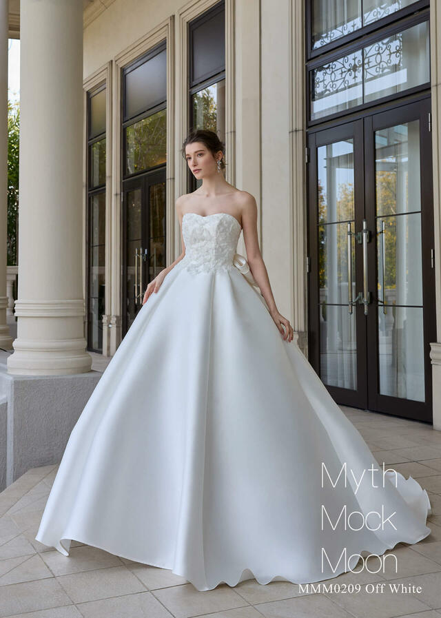 【クラウディア】Myth Mock Moon(ミスモックムーン)新作ウェディングドレス|MMM0209_OffWhite