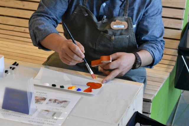 ワークショップのデモンストレーション