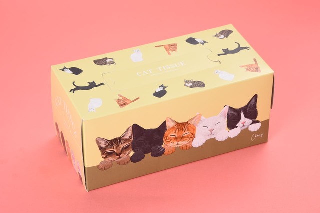 【ファミリ～にゃ～ト大作戦！】「Coonyねこティッシュ 220組」368円　発売日：2026年2月10日（火）、発売地域：全国