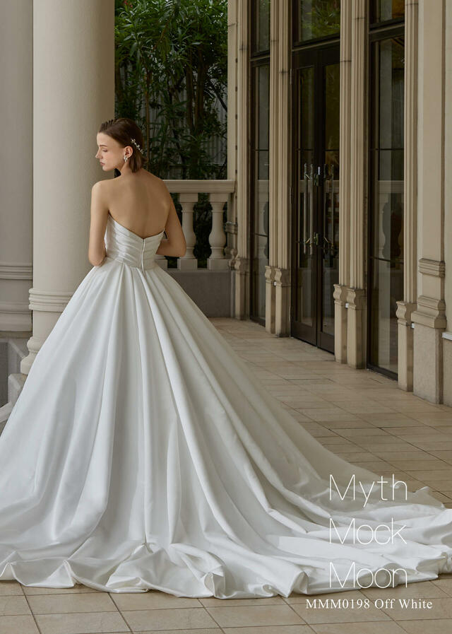 クラウディア「Myth Mock Moon（ミスモックムーン）」新作ウェディングドレス　MMM0198_Off White