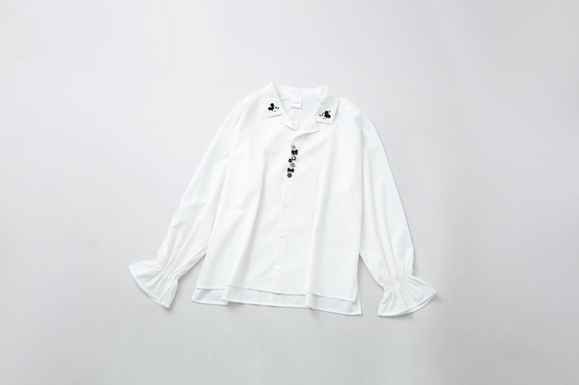 刺繍ボタンシャツ 7,020円(税込)｜rivet & surge／5F「Disney MICKEY MOUSE 90th ANNIVERSARY COLLECTION | Laforet HARAJUKU」