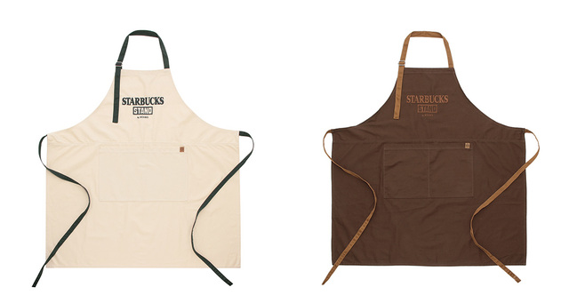 「STARBUCKS STAND by BEAMS　LOGO ユーティリティ エプロン」＜価格：6,600円（税込）＞【【スターバックス×BEAMS】新ライフスタイルプロジェクト『STARBUCKS STAND by BEAMS』オンラインストア＆店舗にて販売スタート】