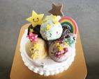 ボリュームもたっぷり♪「31 デコケーキ　カラフル☆ポップ」