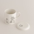 【リサ・ラーソン】「蓋つきマグカップ(Found Cats Series)」¥3,850/ふたは裏返して、豆皿のように使用可能です