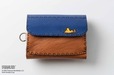 【PEANUTS×OJAGA DESIGN】ショートウォレット [SLEEPING SNOOPY]／裏面ではウッドストックも一緒にお昼寝？