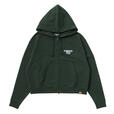 「STARBUCKS STAND by BEAMS LOGO ジップ フーディ(グリーン)」<価格:19,800円(税込)>【毎日のコーヒーシーンを彩るアイテムが勢ぞろい!「STARBUCKS STAND by BEAMS」の定番コレクション『CORE Collection』に第2弾が登場!】