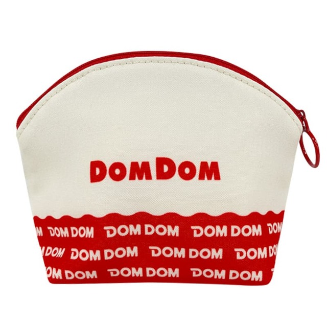 【郵便局×ドムドム】「ふわふわ耳付きポーチ」裏側