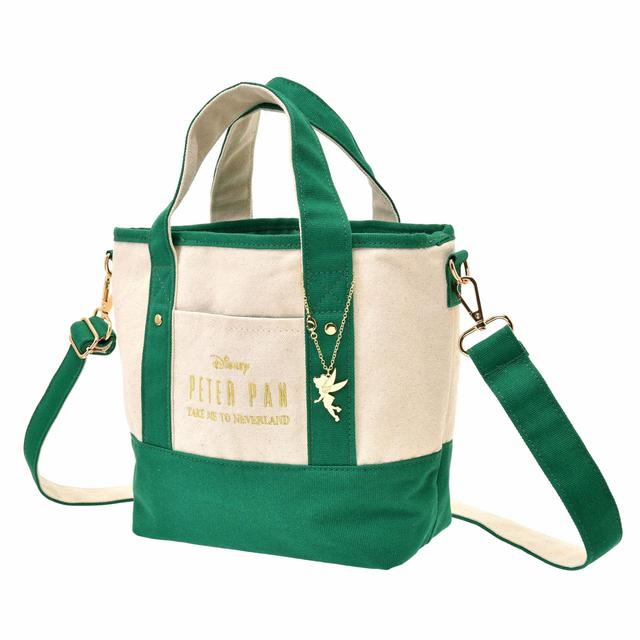ティンカー・ベル トートバッグ 2WAY チャーム付き Take me to Neverland 4,290円