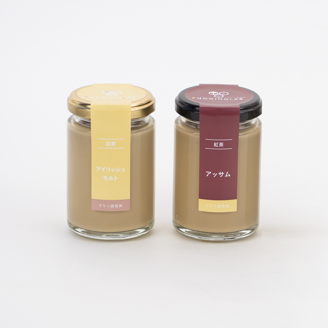 紅茶プリン『アッサム』『アイリッシュモルト』　各735円(税込)