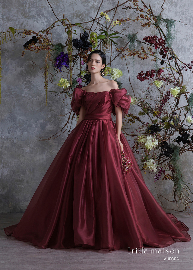 クラウディア｜「Irida maison（イリーダメゾン）」新作ウェディングドレス｜IM-0039_Red