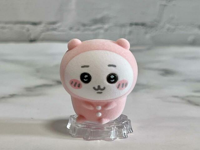 切り株にお座りしたちいかわの完成！【ちいかわ　なんか小さくてかわいいどーる】