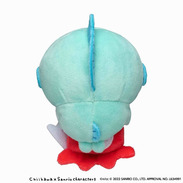 ちいかわ×サンリオキャラクターズ デスクトップから見守るひっかけぬいぐるみ 5種　各1,870円(税込)