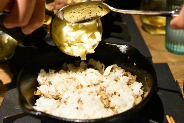 チーズも入れて