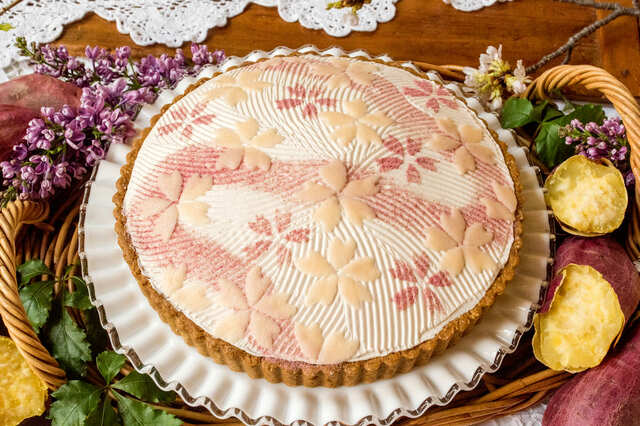「徳島県里浦産なると金時 “里むすめ”と胡麻のタルト」※3/16～3/31の販売予定
