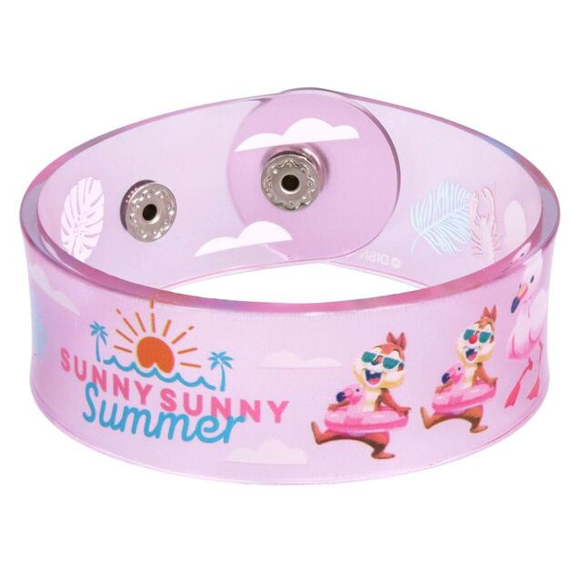 リストバンド 1,200円｜東京ディズニーリゾート「SUNNY SUNNY Summer」グッズ｜販売店舗：東京ディズニーランド「グランドエンポーリアム」、東京ディズニーシー「タワー・オブ・テラー・メモラビリア」｜発売日：2025年6月5日（木）