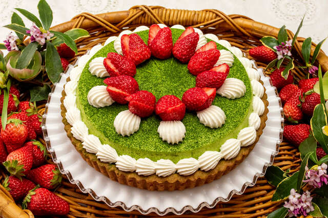 「京都府宇治市産 “辻喜”抹茶のショートケーキタルト」※3/1～4/15の販売予定