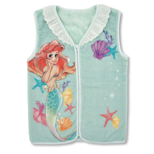 【キッズ用】アリエル＆フランダー キッズ用ベスト スリーパー モチーフ グリーン ENJOY WINTER 2,900円