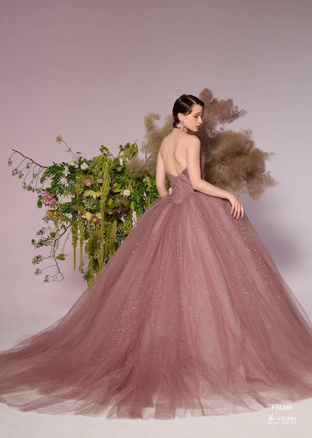 「Irida maison（イリーダメゾン）」新作ウェディングドレス　IM-0036_Pink