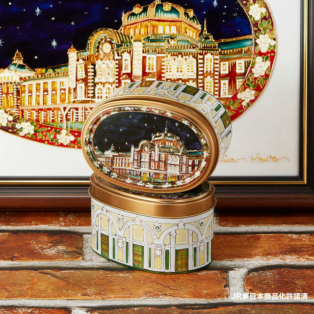 【青山デカーボ「東京駅缶」】グルテンフリー＆プラントベースのマロン風味クッキー入り