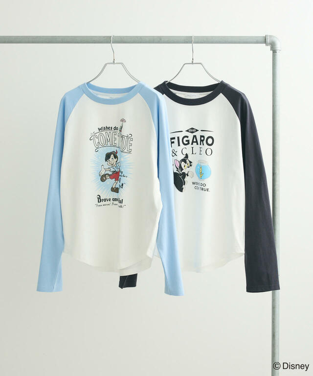 ラグランTシャツ​ ￥3,990｜Green Parks『ピノキオ』コレクション