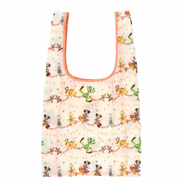 ショッピングバッグ 2,000円｜サイズ：（本体）縦約38×横約39cm、（収納時）縦約12×横約16cm｜東京ディズニーリゾート40周年“ドリームゴーラウンド”スペシャルグッズ｜発売日：2023年4月10日（月）｜販売店舗：東京ディズニーランド「グランドエンポーリアム」、東京ディズニーシー「エンポーリオ」