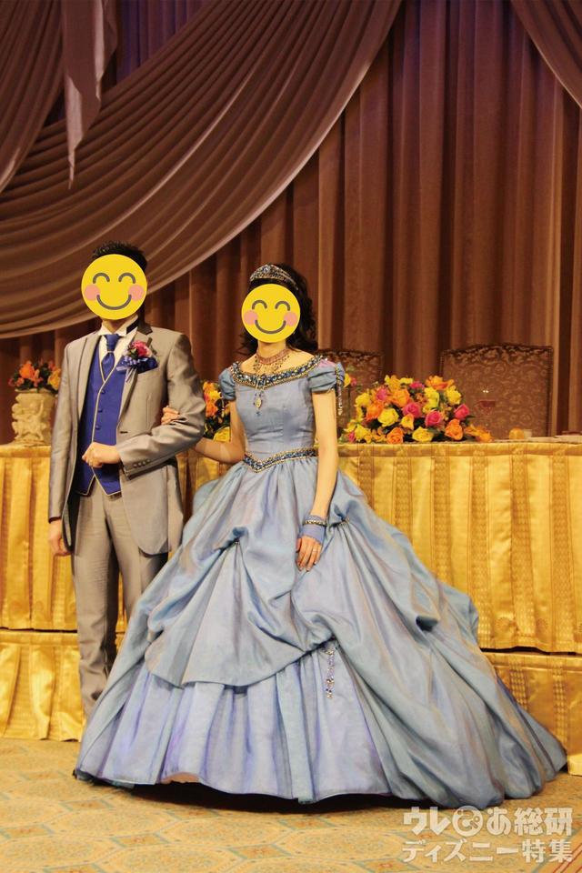 ホテルミラコスタの「ディズニー・フェアリーテイル・ウェディング」お色直し後