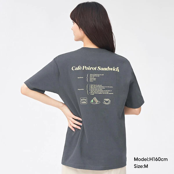 【GU】オーバーサイズグラフィックT(5分袖) Detective Conan 2/¥1,690