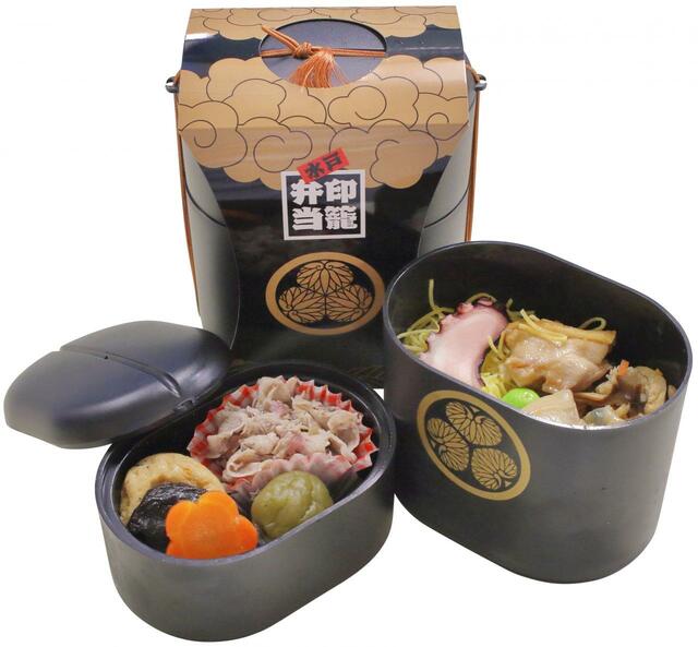 水戸 印籠弁当　(1人前)1,200円【阪神の有名駅弁とうまいもんまつり」】