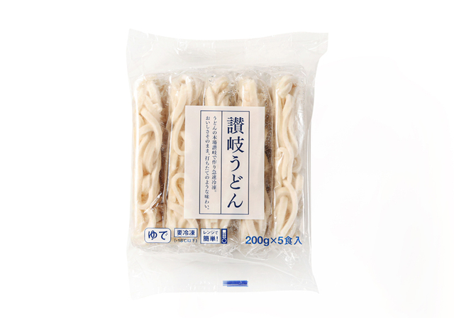 【トライアルの冷凍食品人気ランキング 1位】「讃岐うどん」224円（税込）